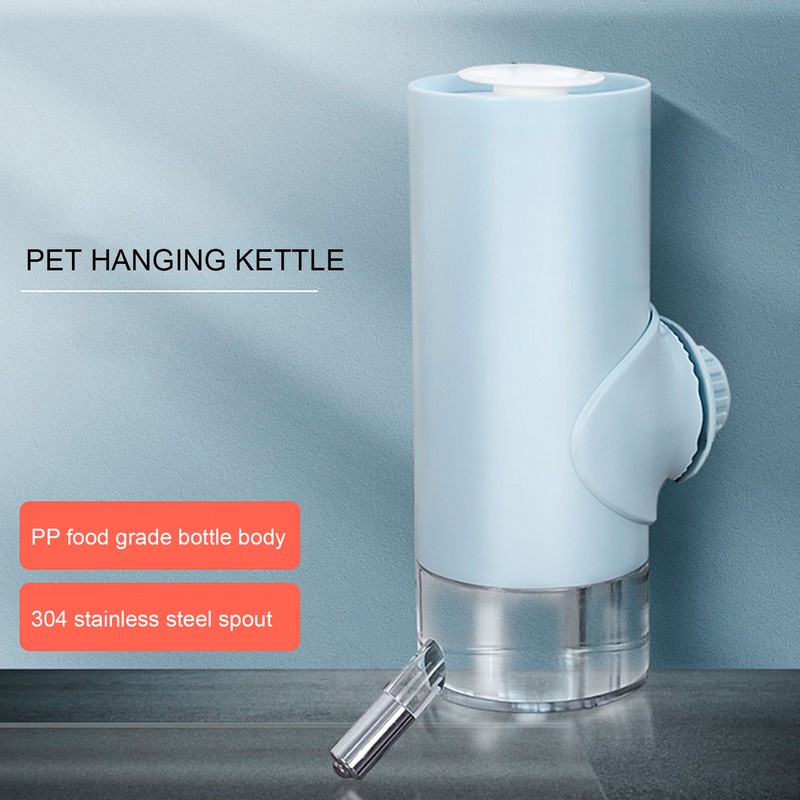 Pet Drinking Fountains Automatic Portable Pet Hanging Kettle for Cats