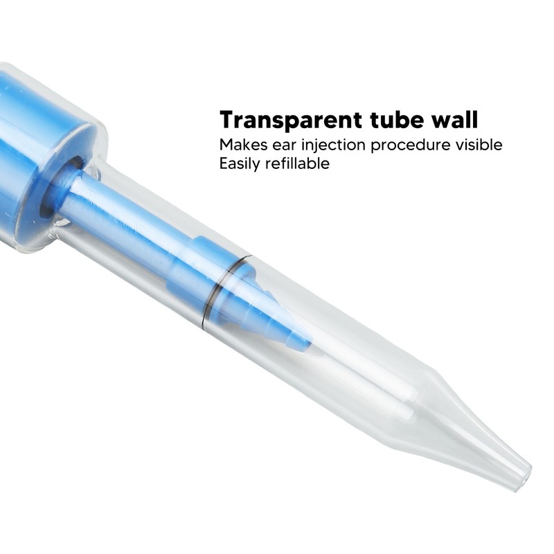Ear Impressions Taking Earmold Injector Professional PP Ear Prints Syringe