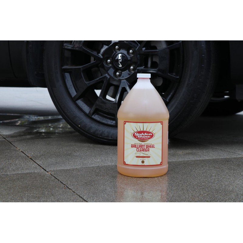 GOLDEN SHINE Original Formula Brilliant Wheel Cleaner, 1 Gallon, 4