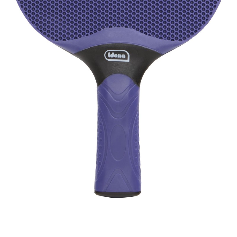 Idena 40263 Table Tennis Bat with Straight Handle, Weatherproof and