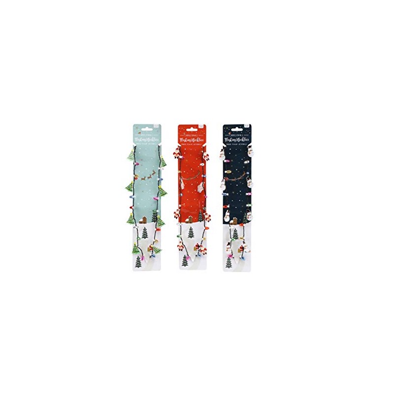 CGB Giftware | Set of 3 Assorted Christmas Novelty Flashing