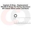 Fuel Tool EFI Check Valve Lower O-Ring - MC200-5