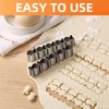 SurgeHai Goldfish Cracker Cutters 2 PCS, Mini Cookie Cutters 304
