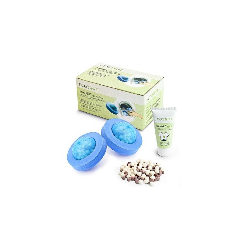 Ecozone Ecoballs 150 Laundry Detergent Free Balls, Fresh Scent, 150