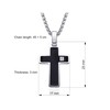 Dada Gioielli - Men's Necklace with Cross Pendant; Cross in