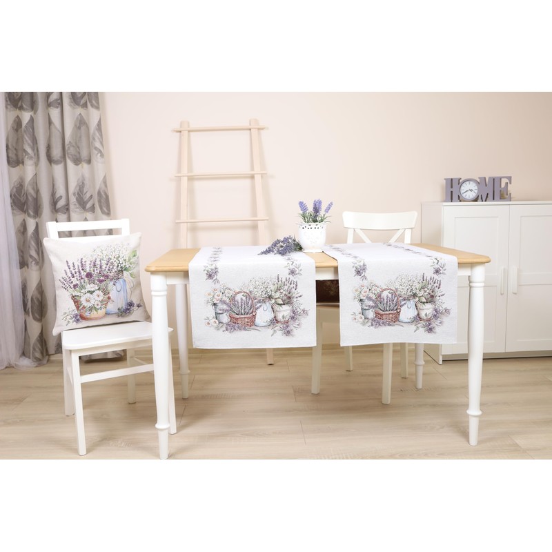 Decorative Table Runner Spring Summer Washable Fabric 140 x 45
