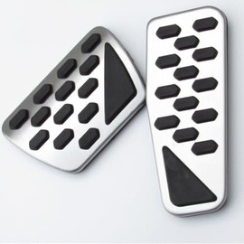 Takelablaze Non-Slip Foot Pedals Pads Aluminum Auto Pedal Covers Compatible with Jeep Wrangler JL/JLU 2018-2024 2020 2021 2022 2023 2024 Gladiator JT