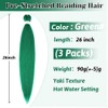 Braiding Hair Extensions 26 Inch Pre stretched Braiding Hair Hot
