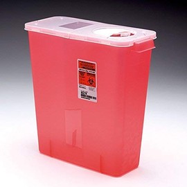 Rooter/Hinged Lid 3gal Red Part No. 8527R KENDALL HEALTHCARE PROD.