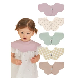 Konny Baby Bib Set, 360° Rolling Bib, Absorbent, Quick Drying, Simple, Girls, Boys, Baby Outfit, Baby Shower, Stylish, Present