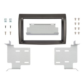 OPTION 2-DIN Radio Faceplate Compatible with Fiat Ducato, Citroen Jumper and Peugeot Boxer - from Year of Manufacture 2006-2021 (Series 7) for Models with Radio Preparation
