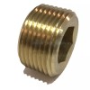PRO-EDGE INDUSTRIAL BRASS COUNTERSUNK HEX PLUG MALE 3/4 NPT THREADS