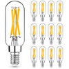 Mlambert 12 Pack E12 LED Edison Bulbs,4W Equal 40W e12