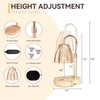 TOACSUCP Candle Warmer Lamp with 3 Bulbs, Adjustable Height Dimmable