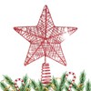 Tree Crown Star Tree Topper Hollowed Christmas Tree Topper Star