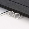 2mm Thickness Small Cartilage Huggy Hoop Earrings 925 Sterling Silver
