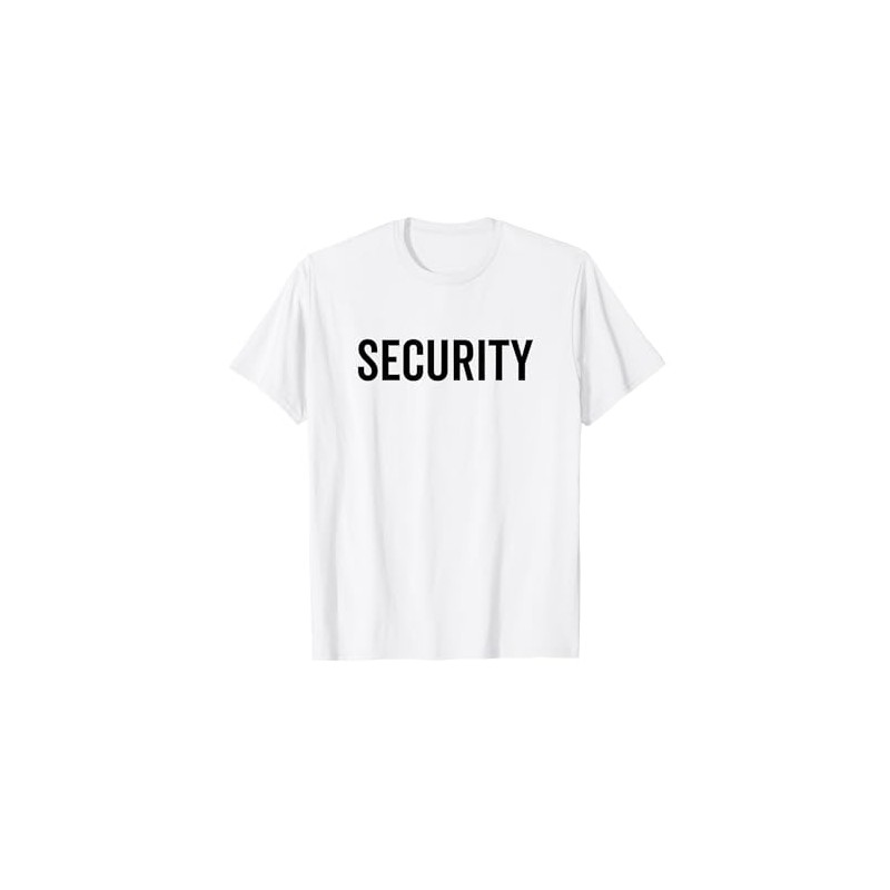 Security Professional Event Safety Guard Officer Front Print T-Shirt