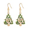 Christmas Earrings for Women, Xmas Christmas Tree Drop Earrings with