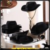 Hicarer 12 Pieces Western Cowboy Hat Set Plastic Felt Wide