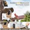 birdsnap® P33 - Smart Bird Feeder with Camera Solar Powered,
