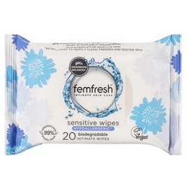 Femfresh Sensitive Wipes 20 Pack