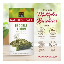 Nature's Heart Té Doble Limón