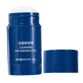 UKCOCO Crema de Afeitar en Barra para Barba, Suavizante y Limpiadora