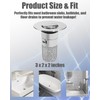 Bathroom Sink Drain Strainer Universal Stainless Steel Drain Strainer, Pop