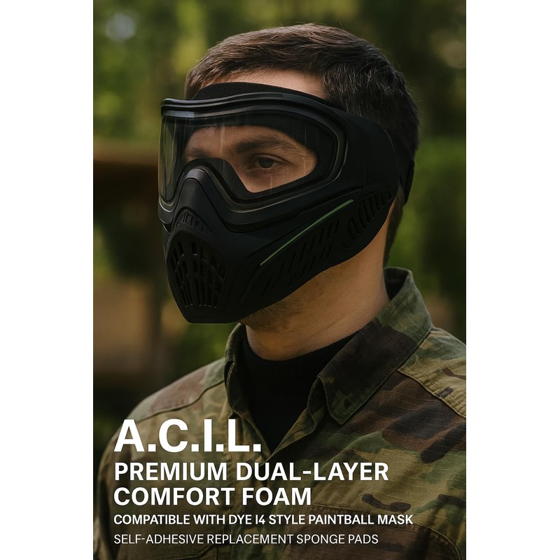 A.C.I.L. Premium Dual-Layer Comfort Foam – Compatible with DYE I4