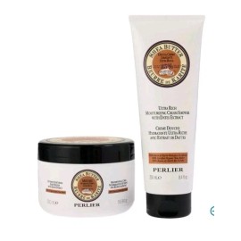Perlier 2-piece Shea Butter Dates Extract Bath & Body Jumbo Set-NEW SEALED