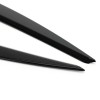 Front Headlight Eyelid Eyebrow Cover Trim Black For VW Golf
