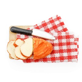Odoria 1/12 Miniature Bread on Board Dollhouse Decoration Accessories
