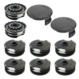 RUIITEN Replacement Bobbins and Caps for Parkside PRTA 20-Li A1/B1/B2/C3, PRT 300 A1, PRT 550 A1/A3 (8 Coils + 2 Caps)