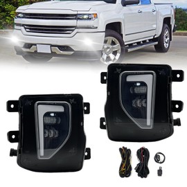 Boxlight LED Fog Lights/Fog Light Assembly Halogen (Chevy, 2016-2018 Silverado 1500 - LED 2)