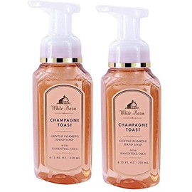 Bath & Body Works Bath and Body Works Jabón de manos espumoso suave para granero de champaña blanco, 8.75 onzas (paquete de 2)