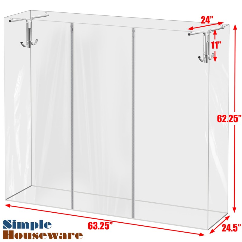 Simple Houseware Cover and Tube Bracket for SimpleHouseware Z-Base Garment