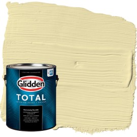 Glidden Total Interior Wall Paint & Primer All-in-One, Star Bright/Yellow-Green, Semi-Gloss, 1 Gallon