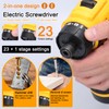 16.8V Lithium Screwdriver 55Nm Torque Multifunctional Repairing Tool Kit Electric
