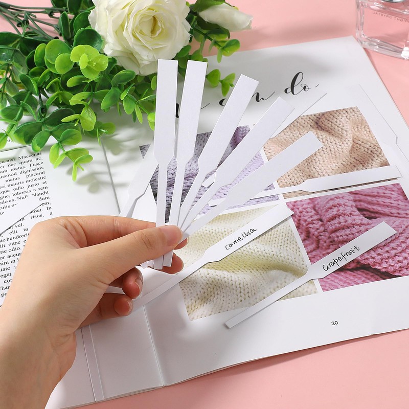 200 PCS Perfume Test Strips Paper Disposable White Perfume Paper