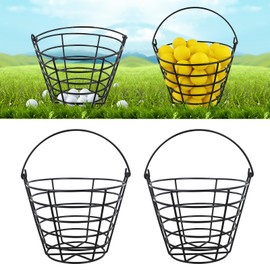 Roykaw Golf Ball Basket, Golf Ball Bucket for 50 Balls, Golf Ball Container with Handle, Golf Ball Bin, Ball Holder, Built to Last/Easy to Organize