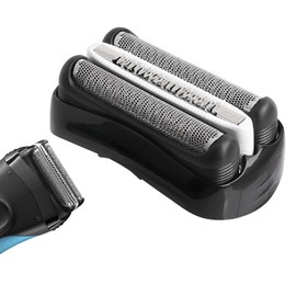 Series 3 Shaving Head 32B Replacement Shaver Head Compatible with Braun Series 3 Men's Razor Shaving Head Replacement for Series 3 3000s, 3010s, 3040s, 350cc, 300s, 310s (32B Black)