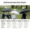 Baraida Golf Umbrella Large 62/68/72 Inch, Extra Large Oversize Double
