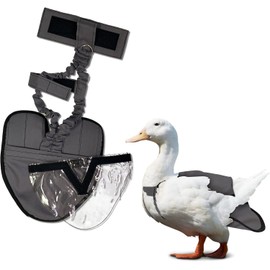 Hen Holster Wrap-Around Duck Diaper with Removable Liner and Adjustable Tab - Durable, Secure Fit, Easy-to-Wear - US-Made Runner Duck Diapers - Essential Duck Supplies for Real Ducks - Gray