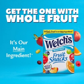 Welch's Fruit Snacks Pack of 40 0.8oz Gluten Free Delicious Taste Real Fruit