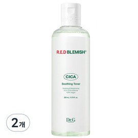 Dr.G Red Blemish Cica Soothing Toner, 200ml, 2 units / 닥터지 레드 블레미쉬 시카 수딩 토너, 200ml, 2개