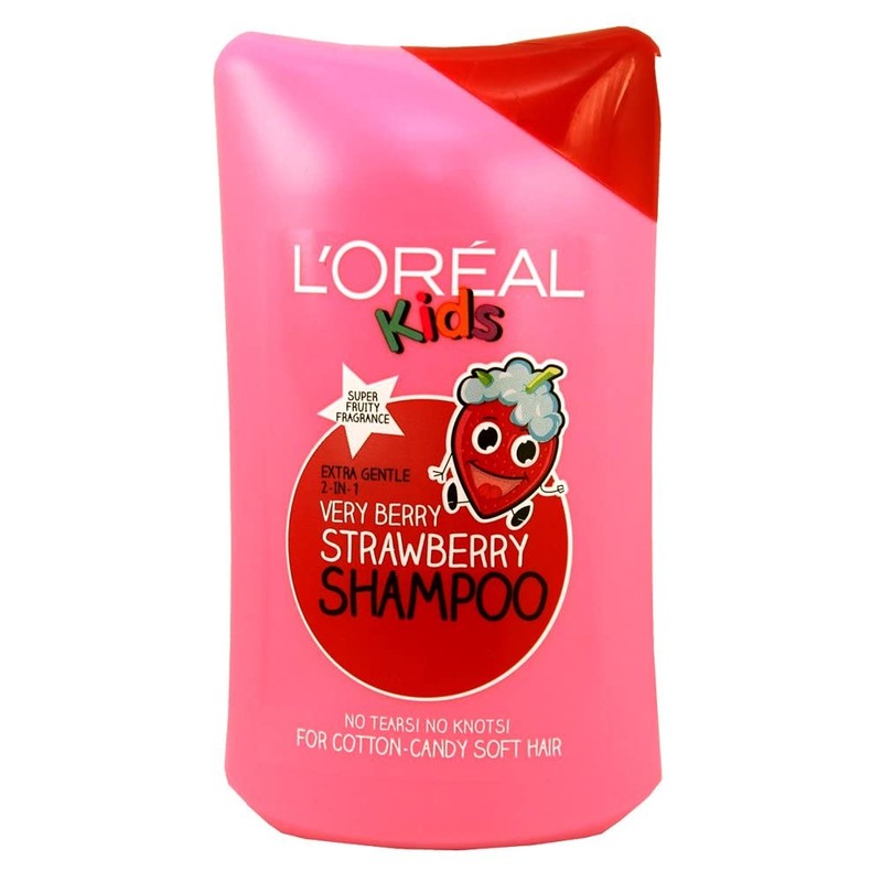 L'Oréal Kids Very Berry Strawberry Shampoo, 2 x 250 ml