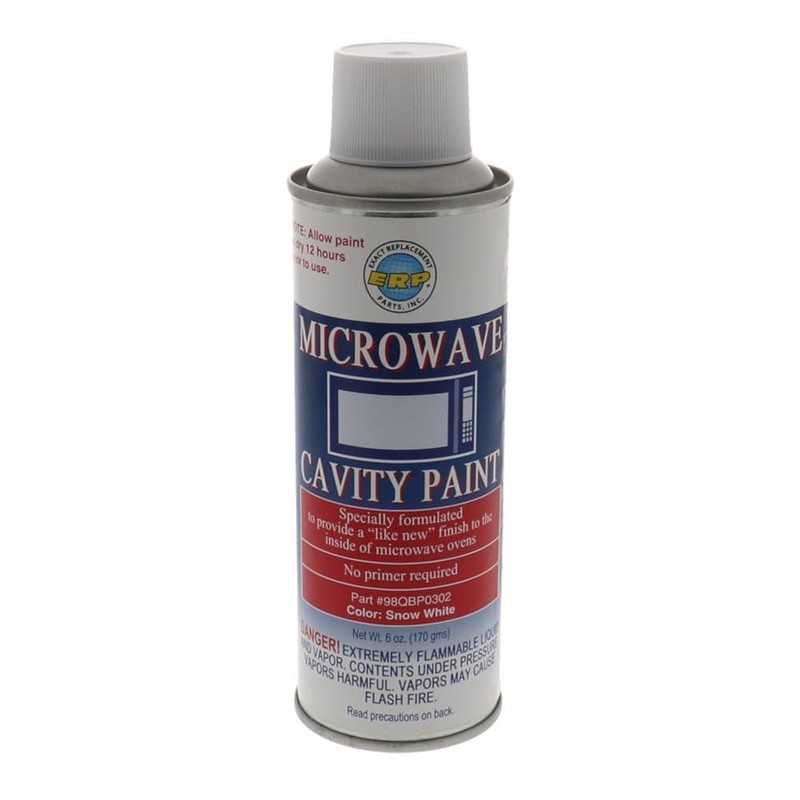 98QBP0302 MICROWAVE OVEN CAVITY PAINT IN SNOW WHITE