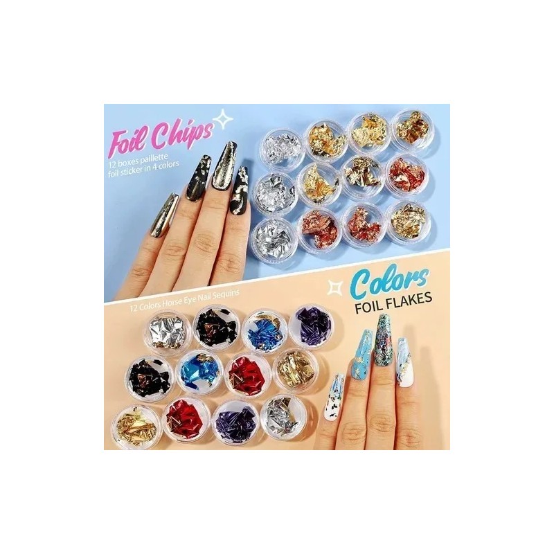 BTYBOX;Strass de Uñas;Decoración para Uñas Decoración De Uñas 11440pcs Rhinestones