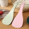 Pink Wheat Straw Rice Paddles, Non-Stick Rice Scoopers Durable Rice