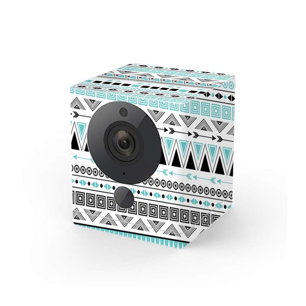 MightySkins Skin Compatible with Wyze Cam V2 - Turquoise Tribal